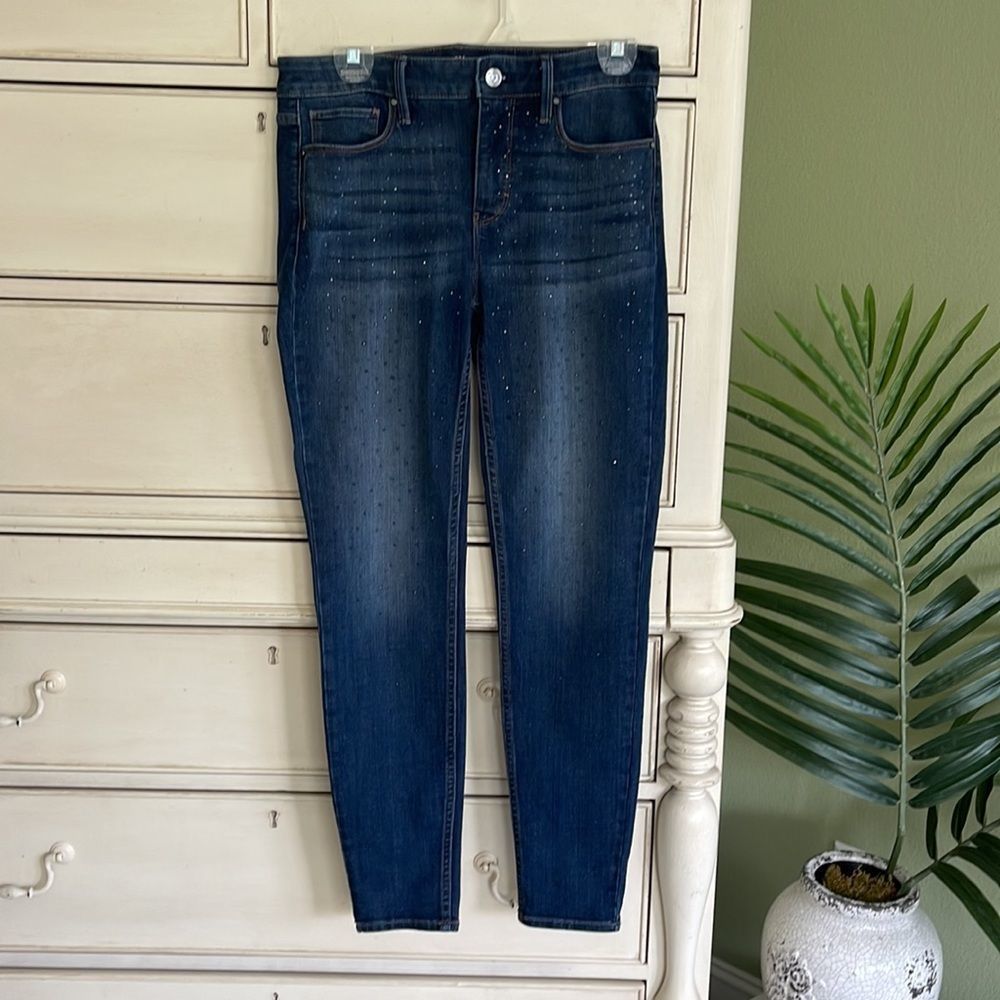 White House Black Market Embellished jeans size 2 - Picture 5 of 8